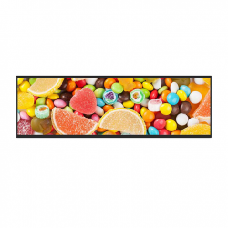 43.8 HD bar LCD display, explosion-proof bar digital signage, High Brightness st
