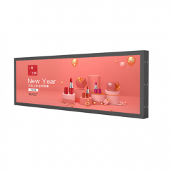 35.5 inch Commercial strip type display, wall-mounted advertising digital sign, 